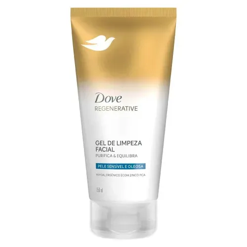 Gel de Limpeza Facial Dove Regenerative com Zinco PCA 150ml