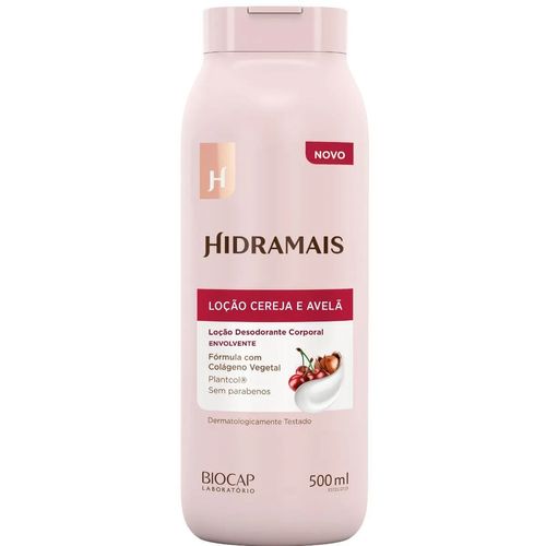 Hidratante Corporal em Loção Hidramais Cereja e Avelã com Colágeno Vegetal 500ml