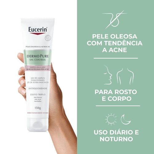 Gel de Limpeza Eucerin DermoPure com Ácido Salicílico 150g