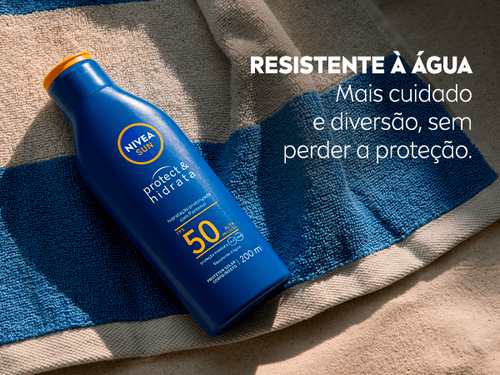 Protetor Solar em Loção Nivea Sun Protect & Hidrata com Panthenol FPS 50 200ml + 100ml