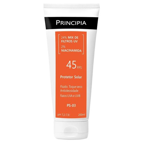 Protetor Solar Corporal em Loção Principia com Niacinamida FPS 45 200ml