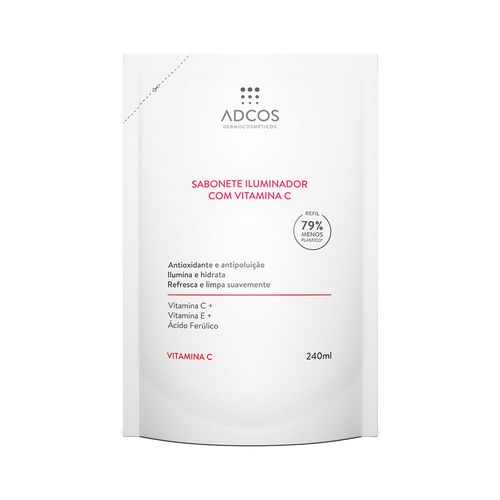 Sabonete Facial Adcos Vitamina C Refil 240ml