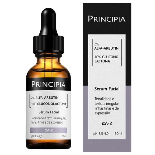 Sérum Facial Principia com Alfa-Arbutin e Gluconolactona 30ml