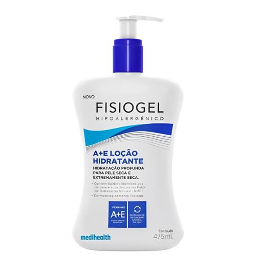 Loção Hidratante Corporal Fisiogel A+E com Vitaminas A e E 475ml