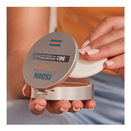 Protetor Solar Facial em Pó ISDIN com Cor Areia FPS 50 10g
