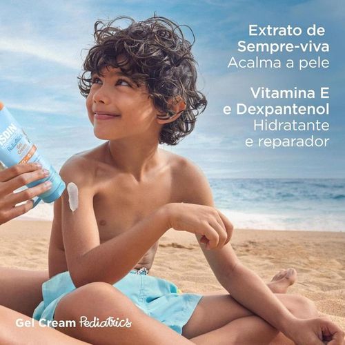 Protetor Solar Infantil Isdin Pediatrics Gel Cream Wet Skin FPS50 - 250g