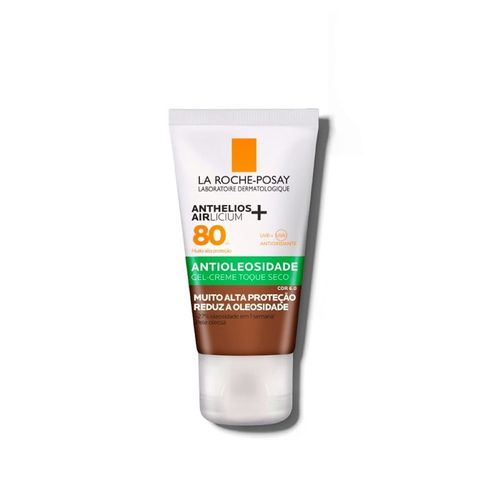 Protetor Solar Facial em Gel La Roche-Posay Anthelios Airlicium com Cor 6.0 FPS 80 40g