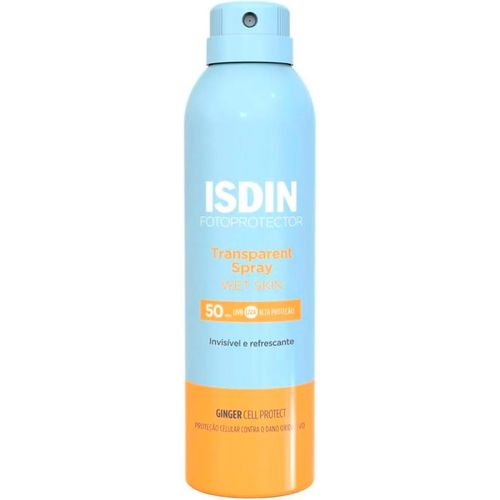 Protetor Solar Corporal em Spray ISDIN com Extrato de Gengibre FPS 50 250ml