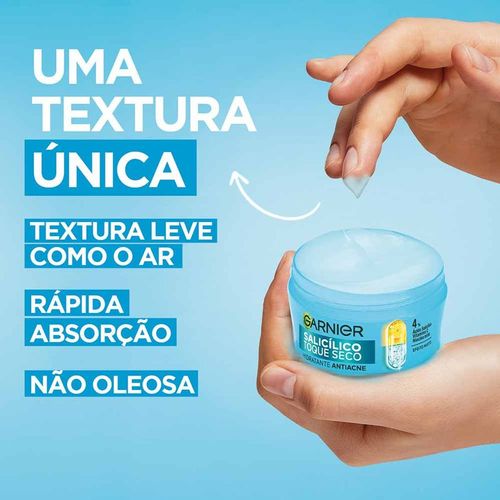 Hidratante Facial em Gel Garnier Antiacne com Ácido Salicílico e Vitamina C 85g