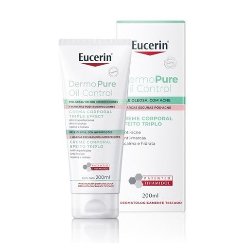 Hidratante Corporal em Creme Eucerin DermoPure com Efeito Triplo 200ml