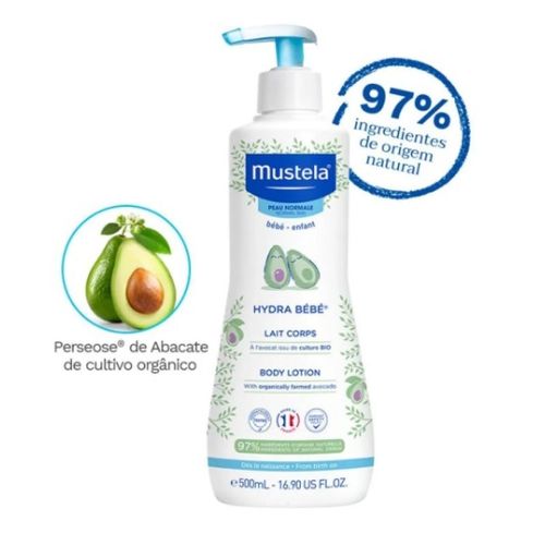 Hidratante Infantil Mustela Hydra Bebê - 500ml