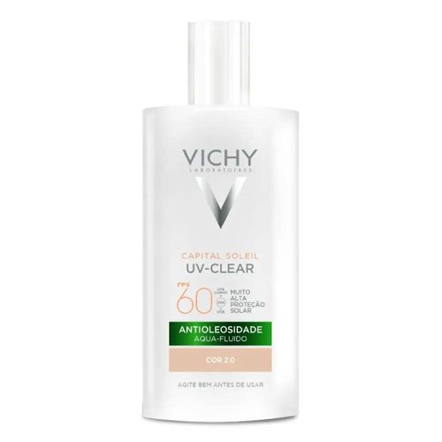 Protetor Solar Facial em Loção Vichy Capital Soleil UV-Clear com FPS 60 Cor 2.0 40g