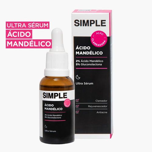Sérum Facial Simple EMS com Ácido Mandélico 30ml