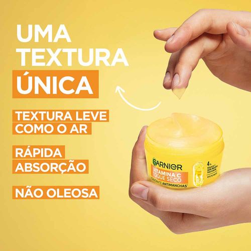 Hidratante Facial em Creme Garnier Uniform & Matte com Vitamina C 85g