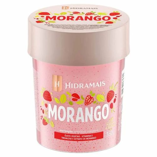 Esfoliante Corporal em Creme Hidramais com Morango 350g