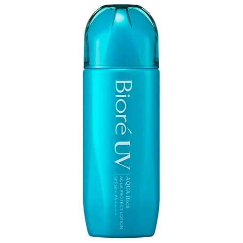 Protetor Solar Facial em Loção Bioré Aqua Rich com FPS 50 70ml