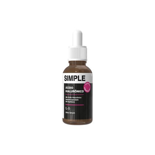 Sérum Facial EMS Simple com Ácido Hialurônico e Peptídeos 30ml