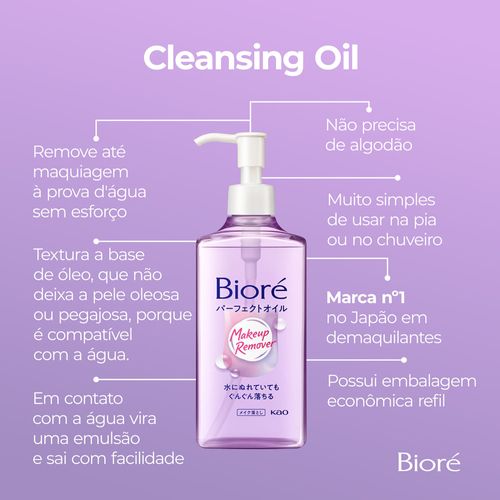 Óleo de Limpeza Bioré com 230ml