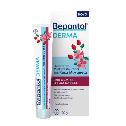 Hidratante Corporal em Creme Bepantol Derma com Rosa Mosqueta 20g