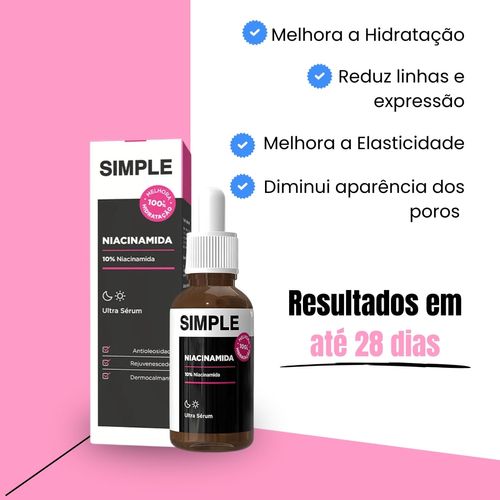 Sérum Facial Simple com 10% Niacinamida 30ml