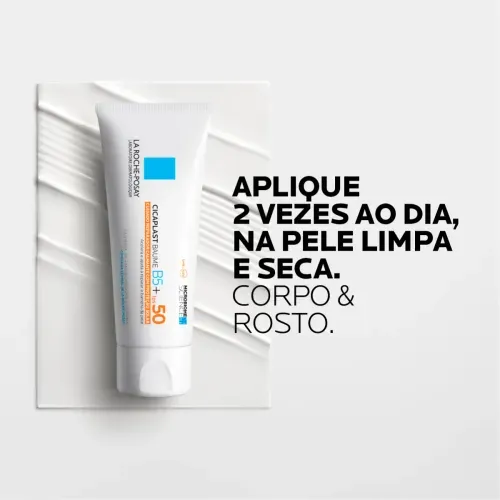 Hidratante Corporal em Creme La Roche-Posay Cicaplast Baume B5 com FPS 50 40ml