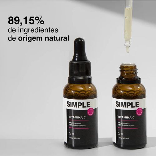 Sérum Facial EMS Simple com Vitamina C e Ácido Ferúlico 30ml
