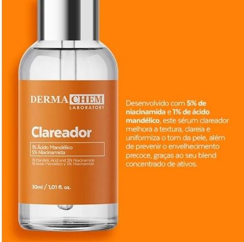 Sérum Facial Dermachem com Ácido Mandélico e Niacinamida 30ml