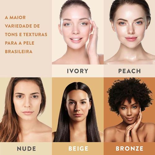Protetor Solar Facial em Mousse Adcos com Ácido Hialurônico Cor Beige FPS 50 40g