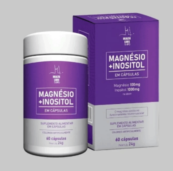 Magnésio Inositol Health Labs 60 Cápsulas