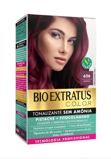 Tonalizante Sem Amônia Bio Extratus Marsala 626