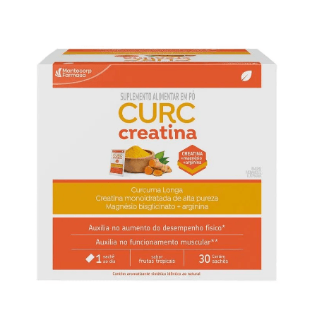 Curc Creatina Hypera Frutas Tropicais 30 Sachês de 7,3g