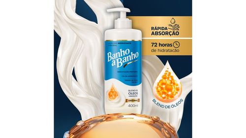 Hidratante Corporal em Loção Banho a Banho com Blend de Óleos e Pentavitin 400ml