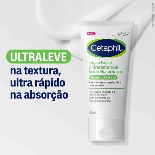Hidratante Facial em Loção Cetaphil com Ácido Hialurônico 50ml