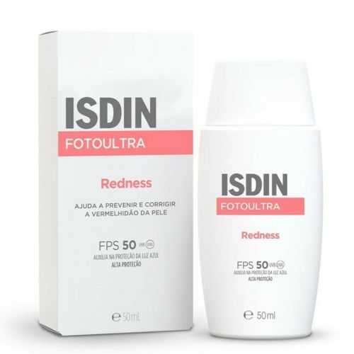 Protetor Solar Facial em Creme ISDIN Redness com FPS 50 50ml
