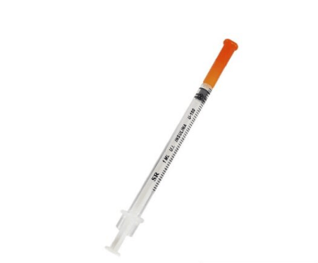 Seringa de Insulina Ultrafine 1ml com Agulha 6x0,25mm