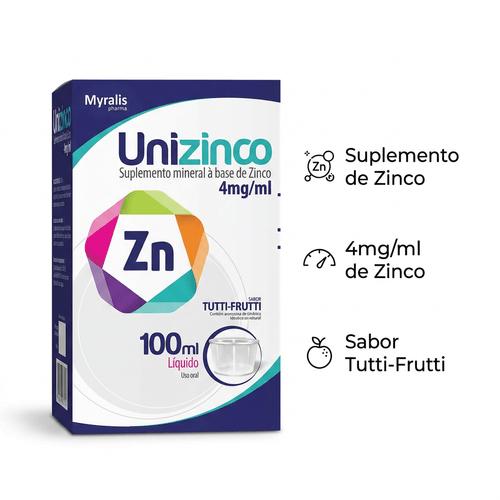 Zinco Myralis Unizinco 2mg/ml 100ml