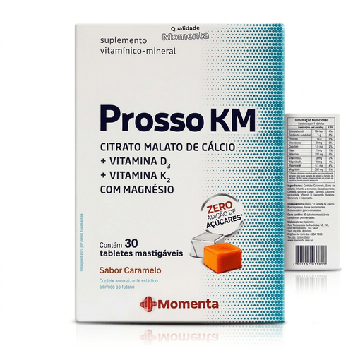 Suplemento Vitamínico Mineral Momenta Prosso KM 30 Tabletes