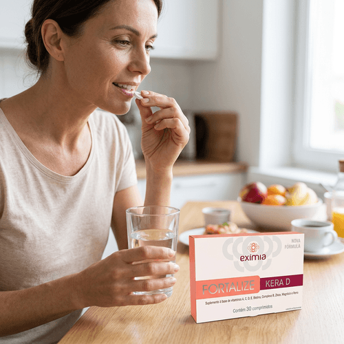 Multivitamínico Farmoquímica Eximia Fortalize Kera D 30 Comprimidos