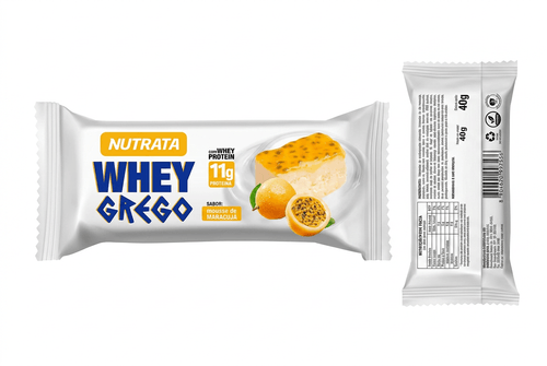 Barra de Proteína Nutrata Whey Grego Mousse de Maracujá 40g