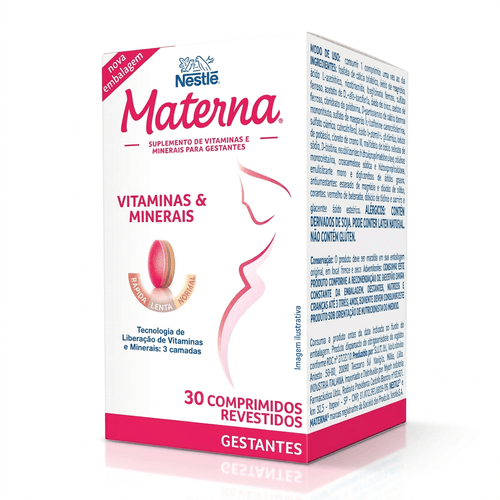 Multivitamínico Nestlé Materna 30 Comprimidos