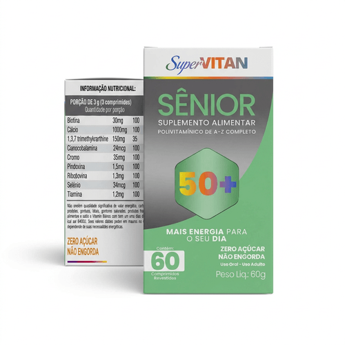 Multivitamínico Supervitan Senior 60 Comprimidos