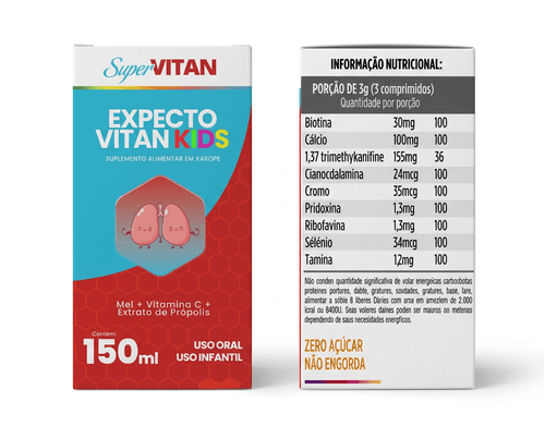 Multivitamínico Supervitan Expecto Vitan Kids Mel 150ml