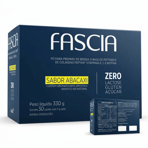 Colágeno Biolab Fascia Abacaxi 30 Sachês