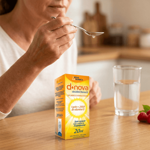 Vitamina D Nova Química D-nova 200UI 20ml