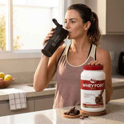 Whey Protein Vitafor Whey Fort 3W Chocolate 900g