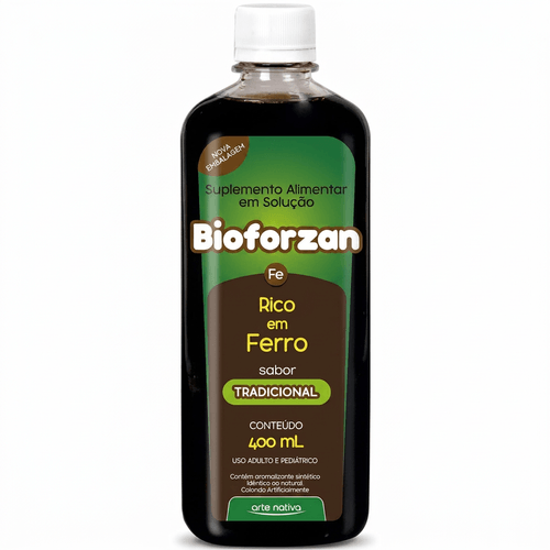 Suplemento de Ferro Arte Nativa Bioforzan Solução 400ml