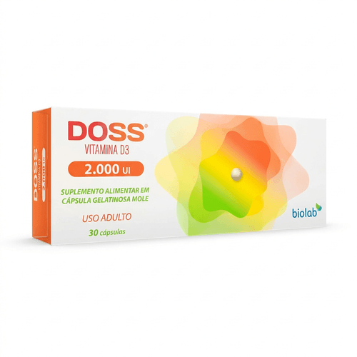 Vitamina D Biolab Doss 2000UI 30 Cápsulas