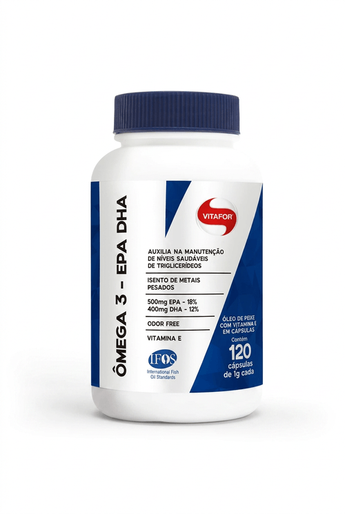 Ômega 3 Vitafor EPA DHA 120 Cápsulas