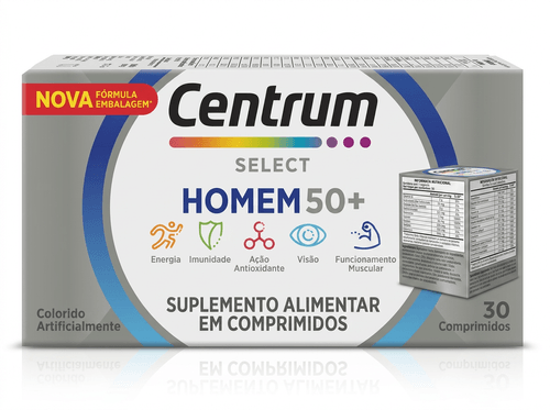 Multivitamínico Centrum Select Homem 30 Comprimidos