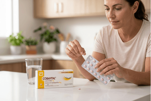 Estimulante de Apetite Cobavital Abbott 1mg + 4mg 30 Microcomprimidos